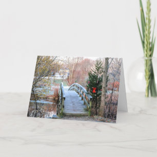 Fußbrücke über den Jenney Pond 120522 Dankeskarte