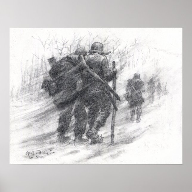 Füße, gefroren poster (Vorne)