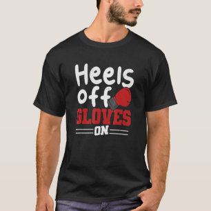 Füße hoch Handschuhe an Boxer Kickboxen Boxen Frau T-Shirt