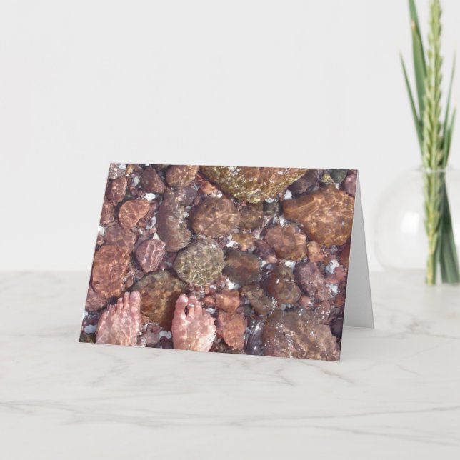 Füße im Ozean Karte (Vorderseite)