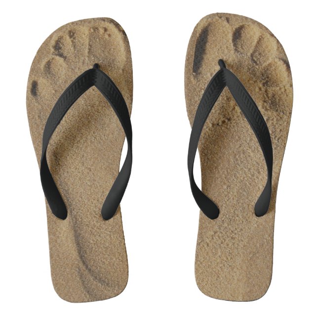 Füße im Sand Flip Flops (Fußbett)