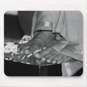 Füße Sathya Sai Babas Lotus auf Mousepad