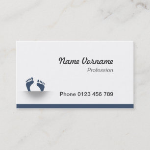 Füsse Visitenkarte