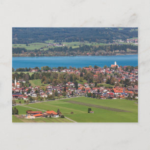 Fussen Town Landschaft Postkarte