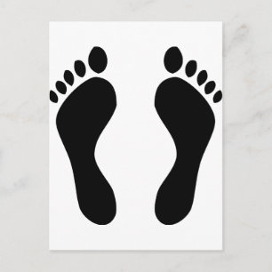 Fußfüße Postkarte