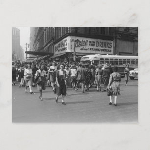 Fußgänger 2 postkarte