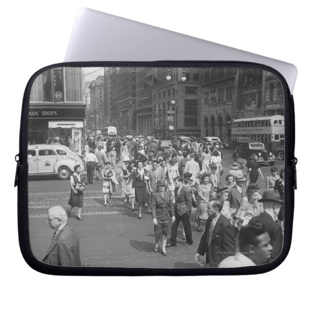 Fußgänger Laptopschutzhülle (Vorderseite)