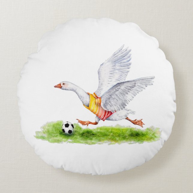 Fußgänger Rundes Kissen (Vorderseite)
