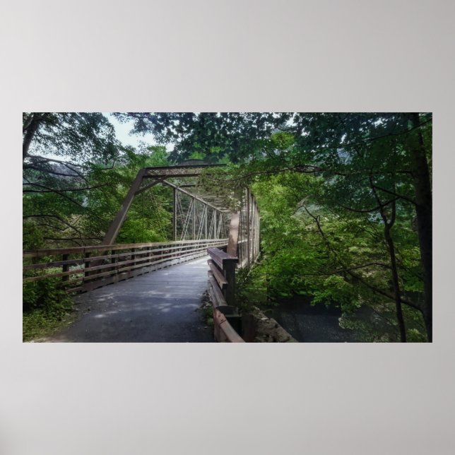 Fußgängerbrücke 2 poster (Vorne)