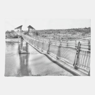 Fußgängerbrücke über den North Saskatchewan River Küchentuch