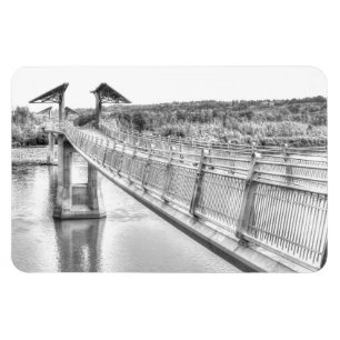 Fußgängerbrücke über den North Saskatchewan River Magnet