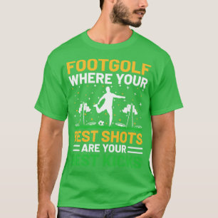 Fußgolfspieler Fuß Golf spielend Fußgolfspieler Fu T-Shirt