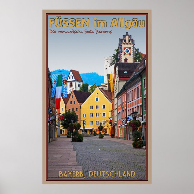 Füssim Allgäu Poster (Vorne)