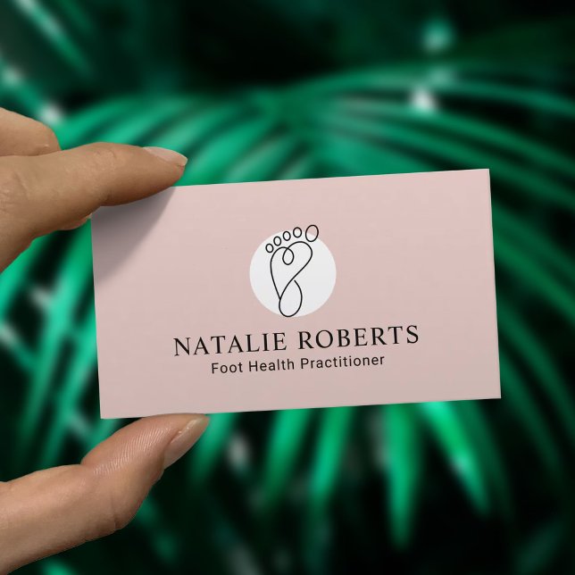 Fußmassentherapeut Podiatrist Wellness-Center Mini Visitenkarte (Von Creator hochgeladen)