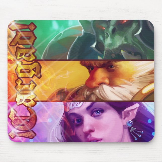 Fußmatte beladet ihr banners Fantasie Mousepad (Vorne)