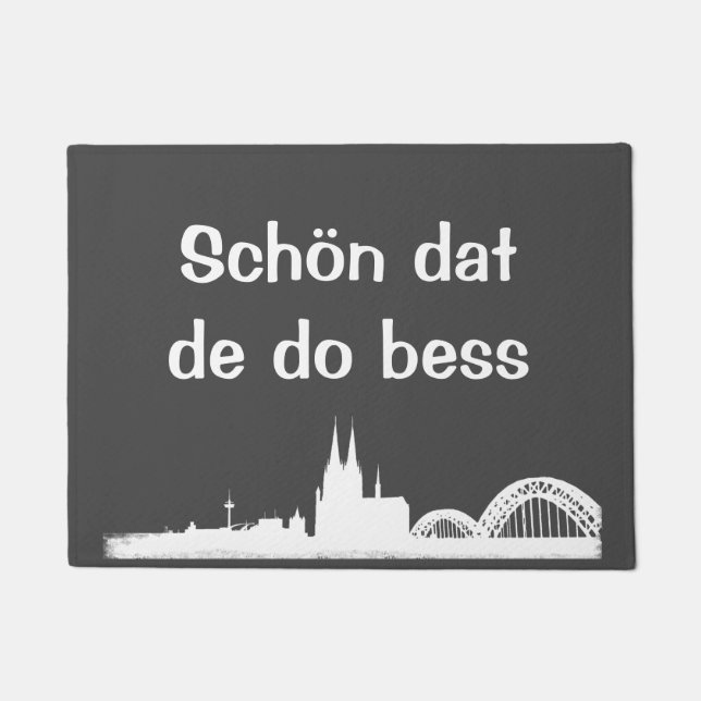Fußmatte Köln (Vorderseite)