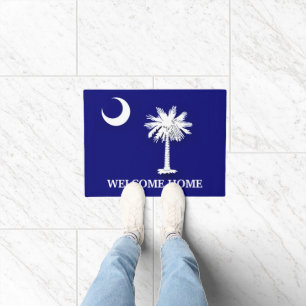 Fußmatte mit der Flagge von South Carolina