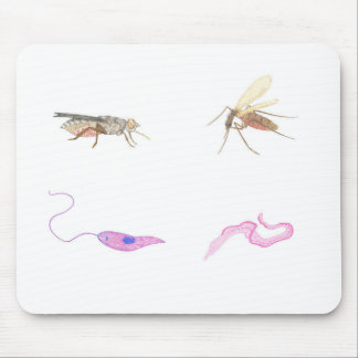 Fußmatte Parasitologie/Parasitology mat Mousepad