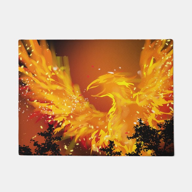 Fußmatte Phoenix im Flug (Vorderseite)