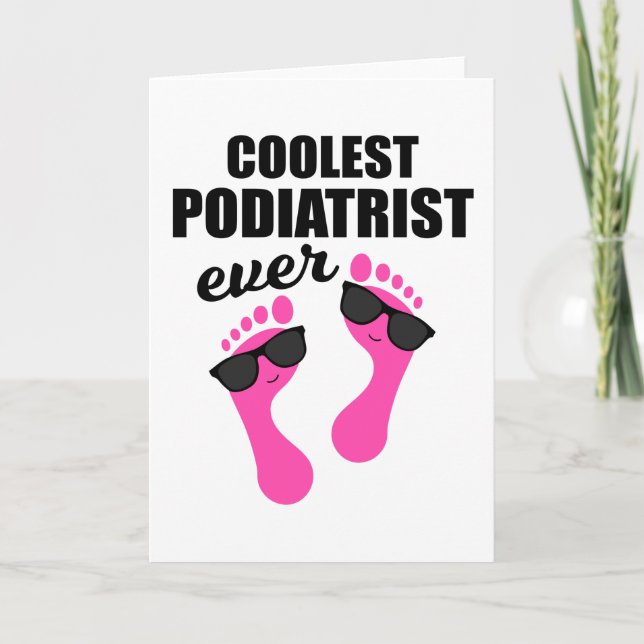 Fußpflege Pediküre Podiatrist Nail Salon Geschenk Karte (Vorderseite)