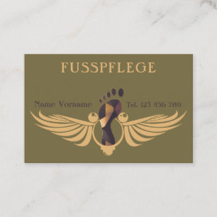 Fusspflege Podologe Visitenkarte