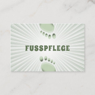 Fusspflege Podologe Visitenkarte