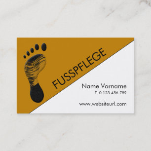 fusspflege visitenkarte