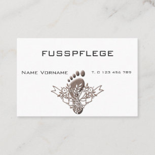 fusspflege visitenkarte