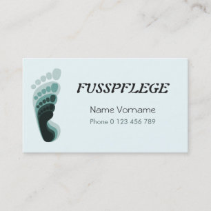 fusspflege visitenkarte
