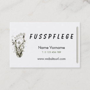 fusspflege visitenkarte
