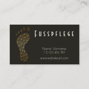 fusspflege visitenkarte