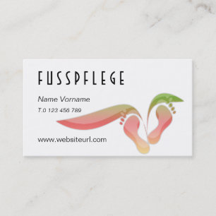 fusspflege visitenkarte