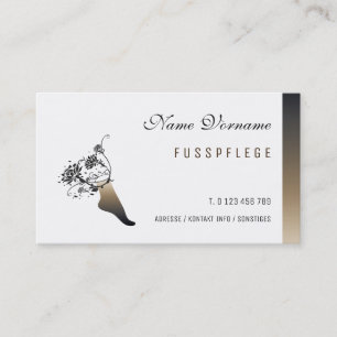 fusspflege visitenkarte