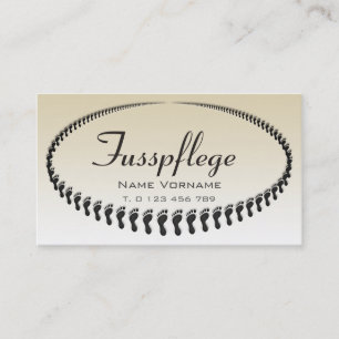 fußpflege visitenkarte