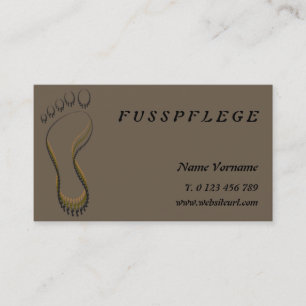 fusspflege visitenkarte