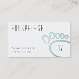 fusspflege visitenkarte