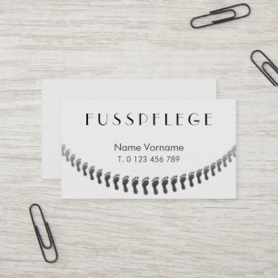 fusspflege visitenkarte
