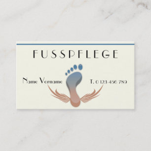 fusspflege visitenkarte