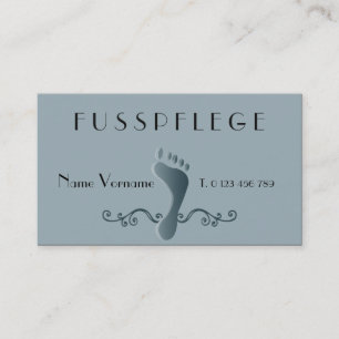 fußpflege visitenkarte