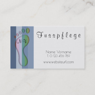fusspflege visitenkarte