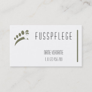 fusspflege visitenkarte