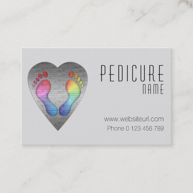 fusspflege visitenkarte (Vorderseite)