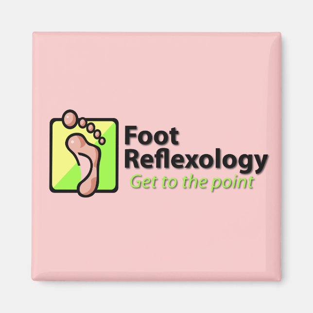 Fußreflexologie Magnet (Vorne)