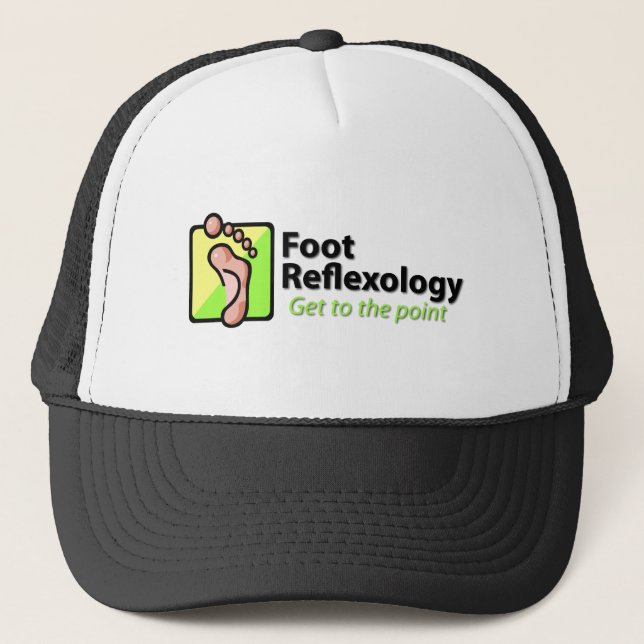 Fußreflexologie Truckerkappe (Vorderseite)
