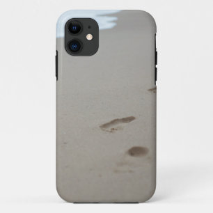 Fußspuren auf einem weißen Strand in Mosambik Case-Mate iPhone Hülle