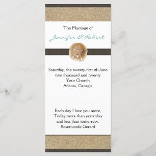 Fußspuren im Rahmen des Sand Wedding Program Programm