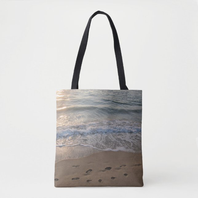 Fußspuren im Sand (Vorderseite)