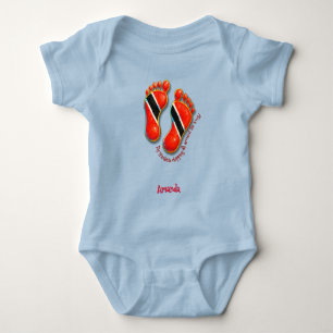 Fußspuren S2 Baby T-Shirt BodySuit- Trini Strampler