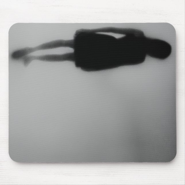Fußspuren verschwinden im Nebel Mousepad (Vorne)
