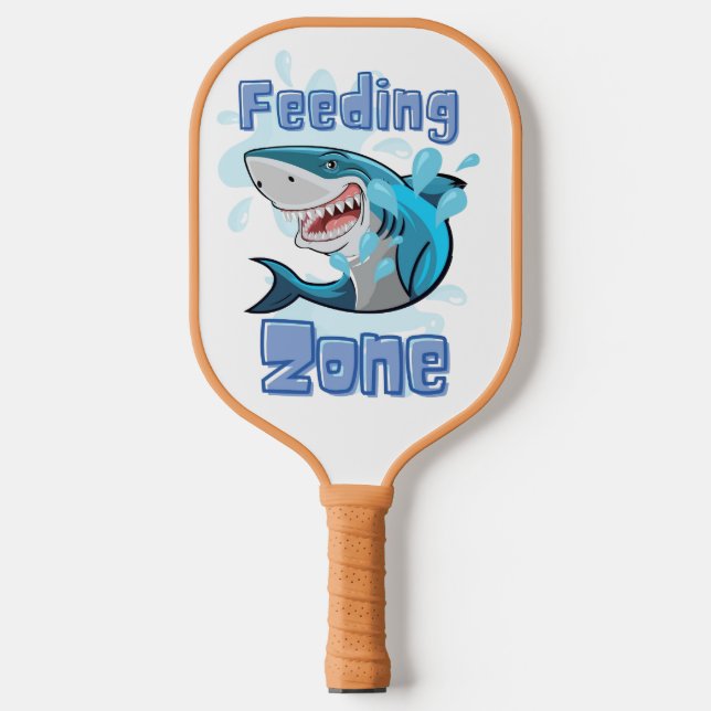 FUSSZONSCHARK , KARTOFFELSTIL PICKLEBALL SCHLÄGER (Vorderseite)